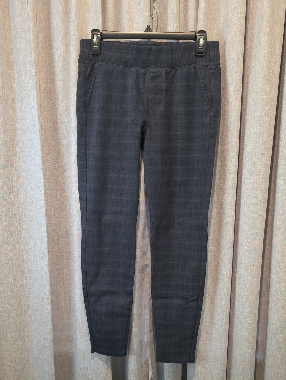 Liverpool Madonna Plaid Printed Leggings Skinny Point Pants